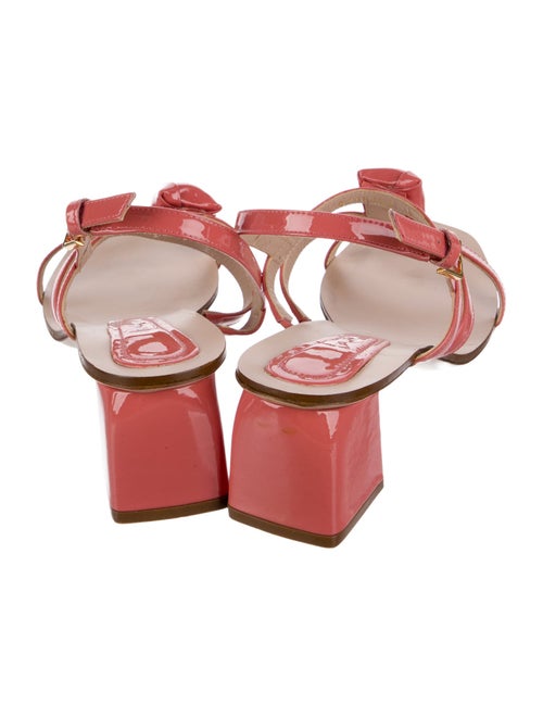 Stuart Weitzman Patent Leather Slingback Sandals