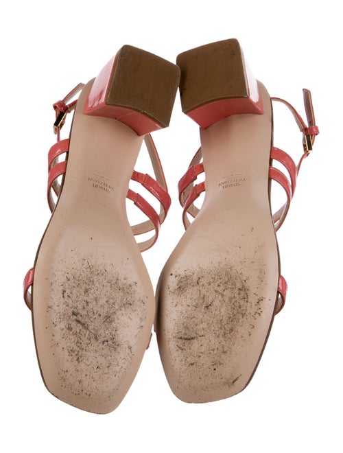 Stuart Weitzman Patent Leather Slingback Sandals