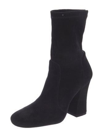 Stuart Weitzman Suede Sock Boots