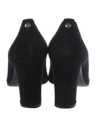 Stuart Weitzman Suede Bow Accents Pumps
