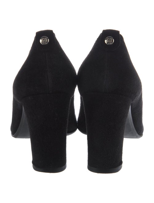 Stuart Weitzman Suede Bow Accents Pumps