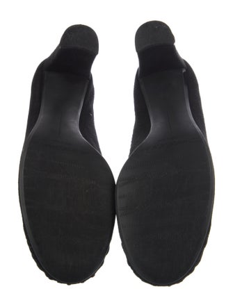 Stuart Weitzman Suede Bow Accents Pumps