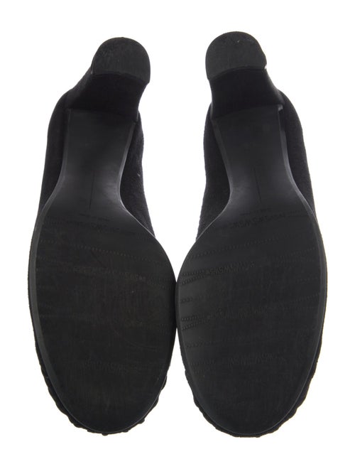 Stuart Weitzman Suede Bow Accents Pumps