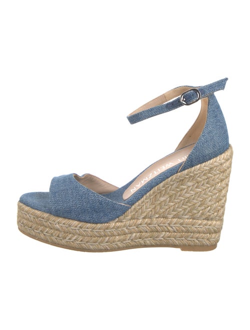 Stuart Weitzman Denim Espadrilles
