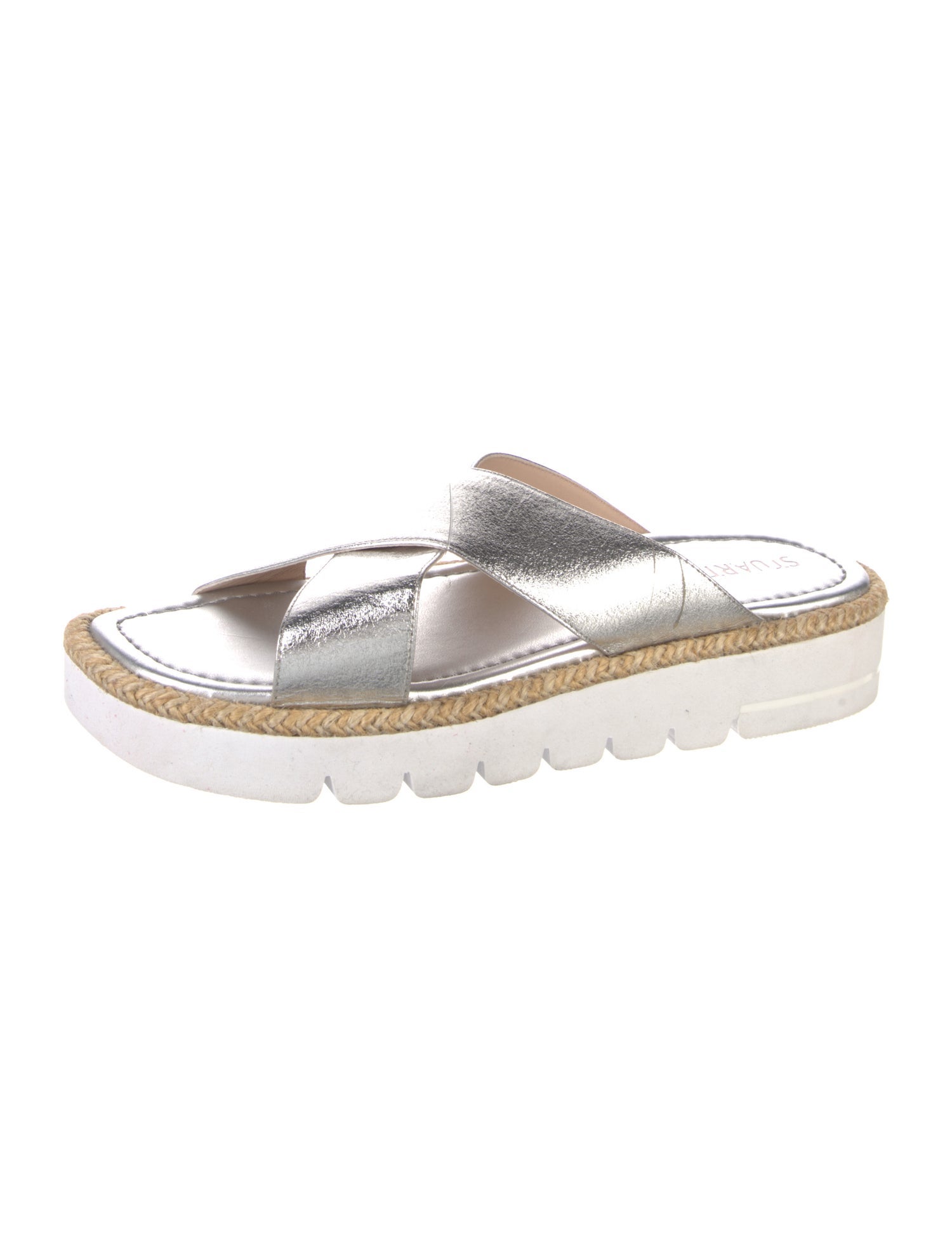 Stuart Weitzman Leather Slides
