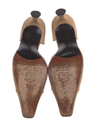 Stuart Weitzman Suede Scalloped Accent D'Orsay Pumps