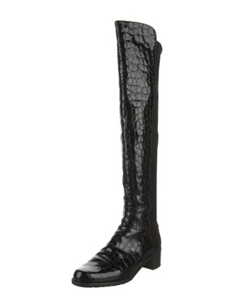 Stuart Weitzman Patent Leather Boots