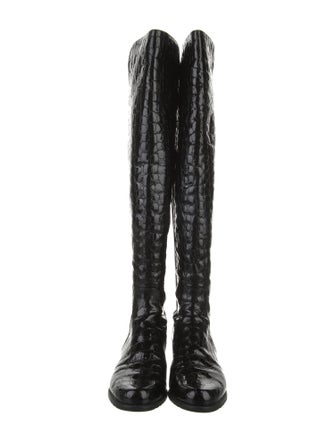 Stuart Weitzman Patent Leather Boots