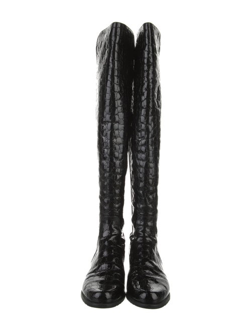Stuart Weitzman Patent Leather Boots