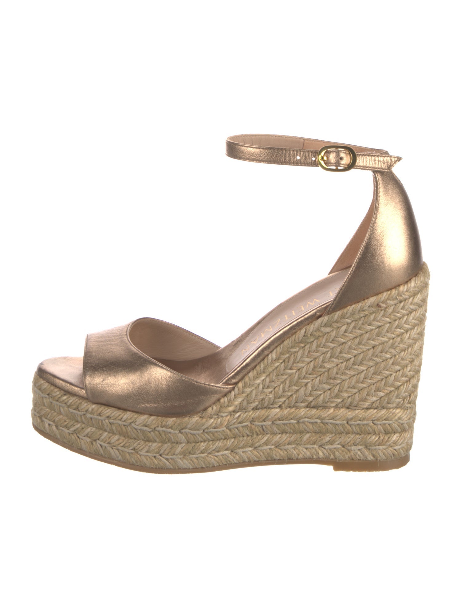 Stuart Weitzman Leather Espadrilles