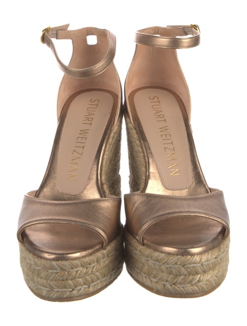Stuart Weitzman Leather Espadrilles