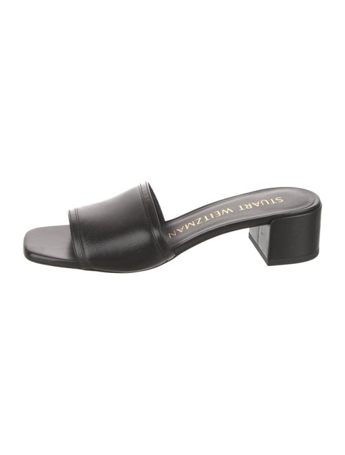 Stuart Weitzman Leather Slides