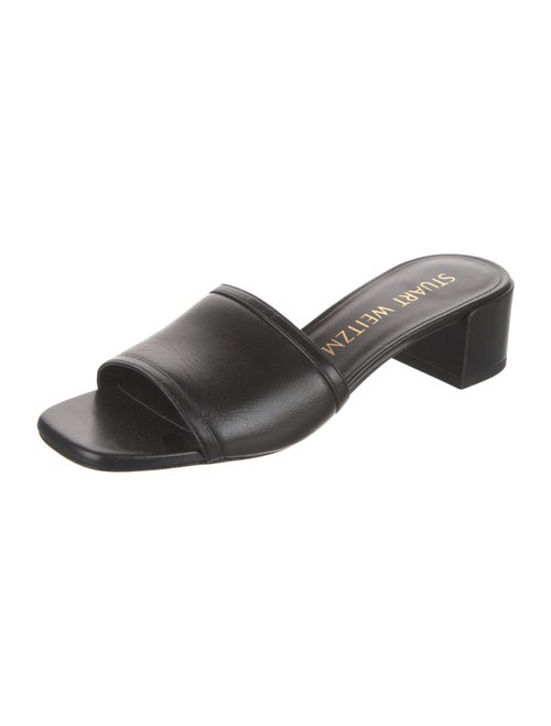 Stuart Weitzman Leather Slides