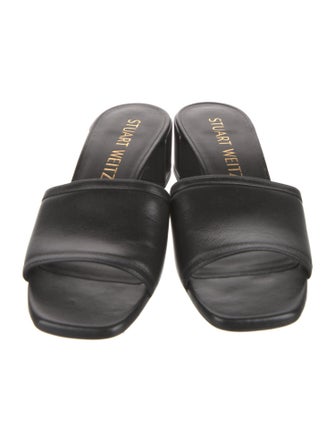 Stuart Weitzman Leather Slides