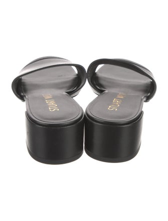 Stuart Weitzman Leather Slides