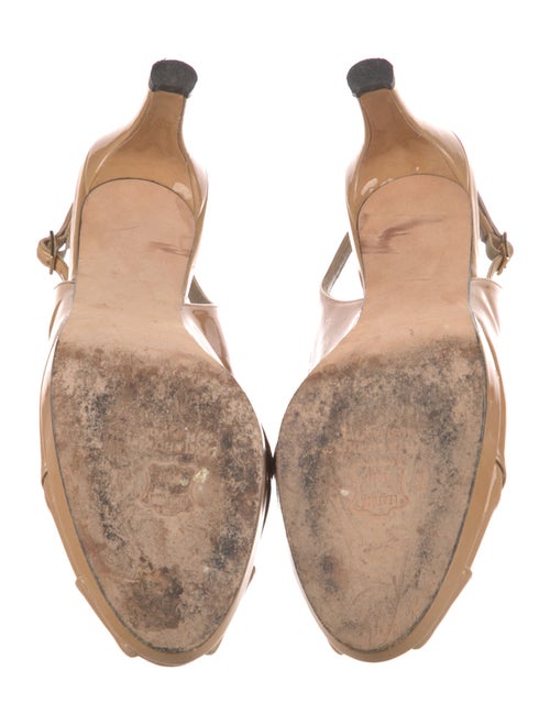 Stuart Weitzman Patent Leather Slingback Pumps