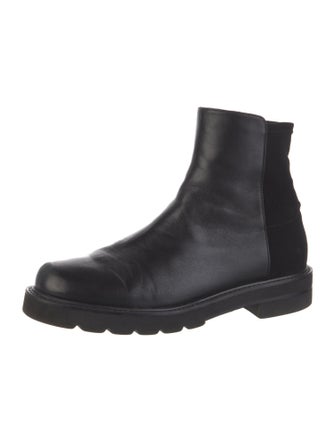 Stuart Weitzman Leather Chelsea Boots