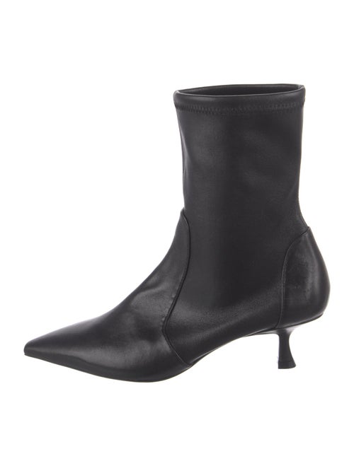 Stuart Weitzman Leather Sock Boots