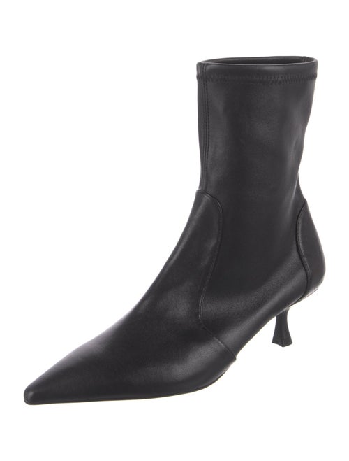 Stuart Weitzman Leather Sock Boots