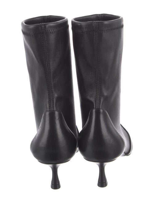 Stuart Weitzman Leather Sock Boots
