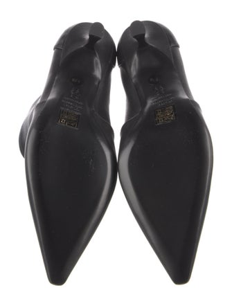 Stuart Weitzman Leather Sock Boots