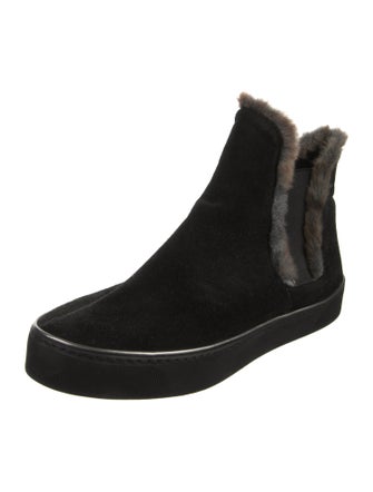 Stuart Weitzman Suede Chelsea Boots