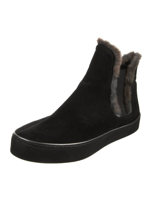 Stuart Weitzman Suede Chelsea Boots