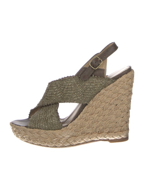 Stuart Weitzman Leather Espadrilles
