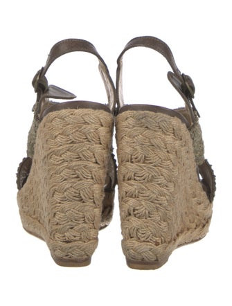 Stuart Weitzman Leather Espadrilles