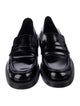 Stuart Weitzman Patent Leather Tassel Accents Loafers