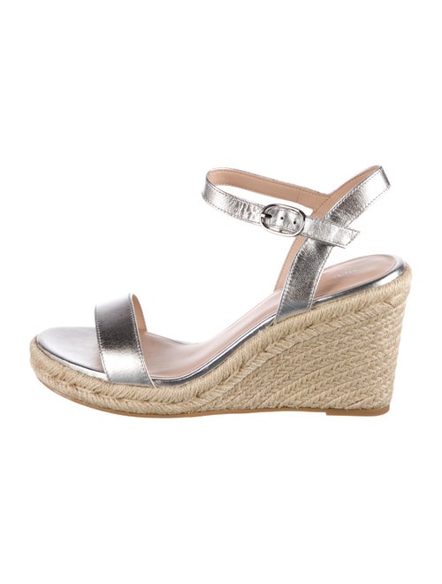 Stuart Weitzman Leather Espadrilles