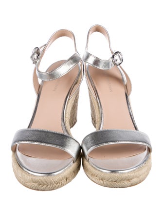 Stuart Weitzman Leather Espadrilles