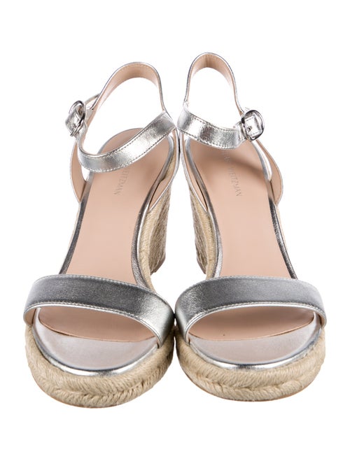Stuart Weitzman Leather Espadrilles