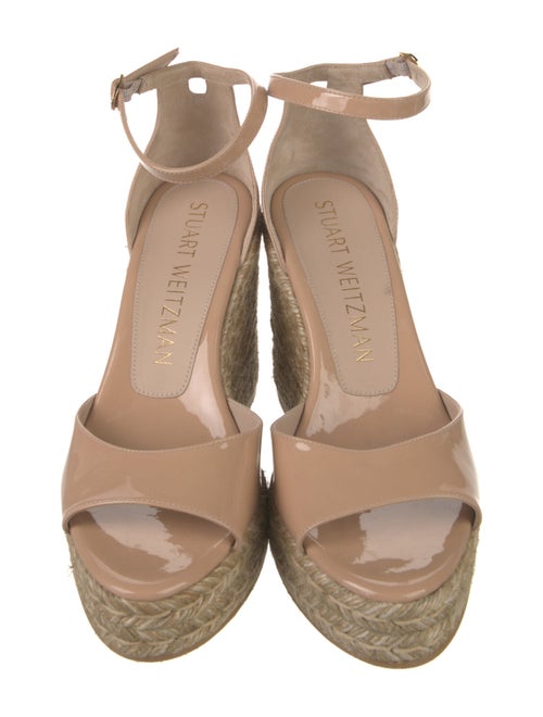 Stuart Weitzman Patent Leather Espadrilles