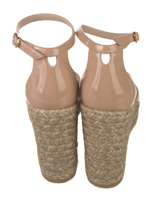 Stuart Weitzman Patent Leather Espadrilles