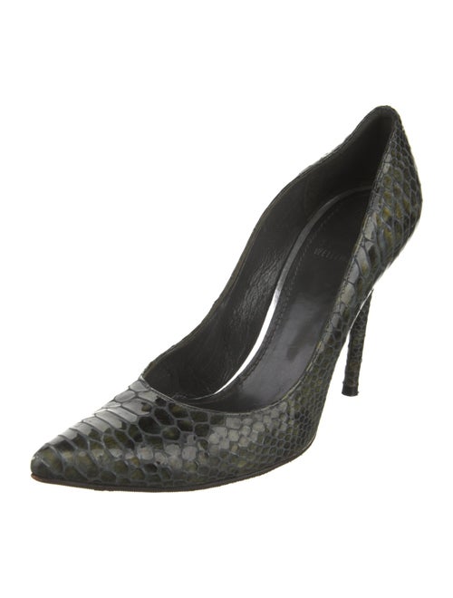 Stuart Weitzman Leather Animal Print Pumps