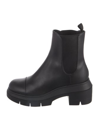 Stuart Weitzman Leather Chelsea Boots