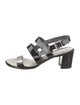 Stuart Weitzman Patent Leather Slingback Sandals
