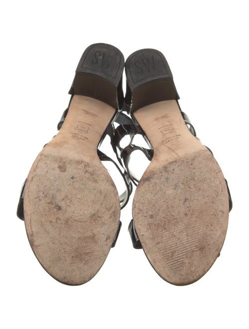 Stuart Weitzman Patent Leather Slingback Sandals