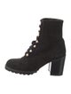 Stuart Weitzman Suede Lace-Up Boots