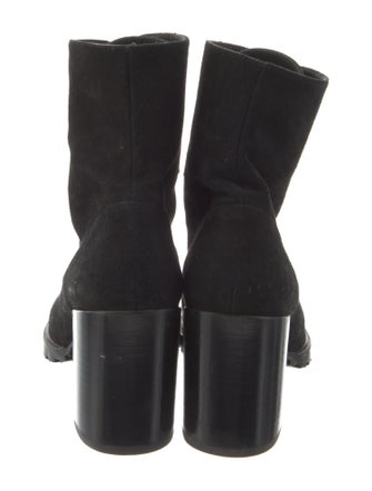Stuart Weitzman Suede Lace-Up Boots