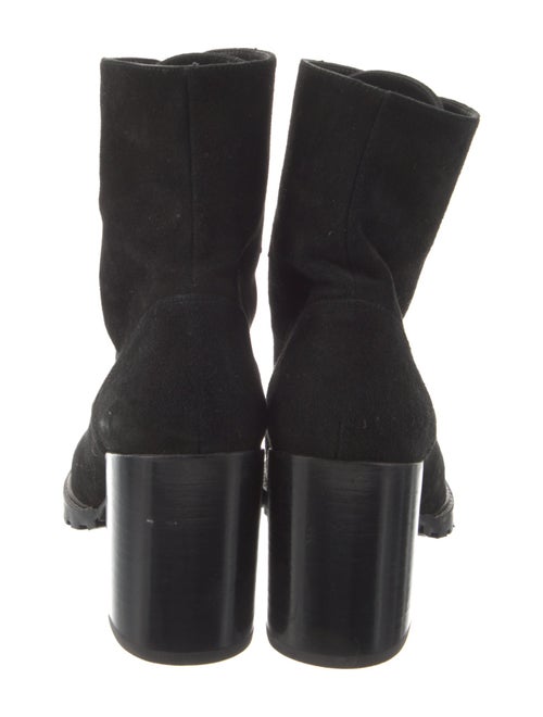 Stuart Weitzman Suede Lace-Up Boots