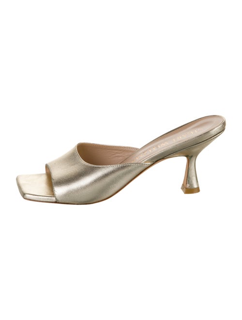 Stuart Weitzman Leather Slides