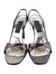 Stuart Weitzman Satin Slingback Sandals