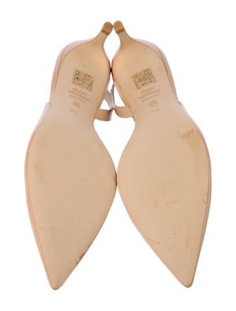 Stuart Weitzman Patent Leather Slingback Pumps