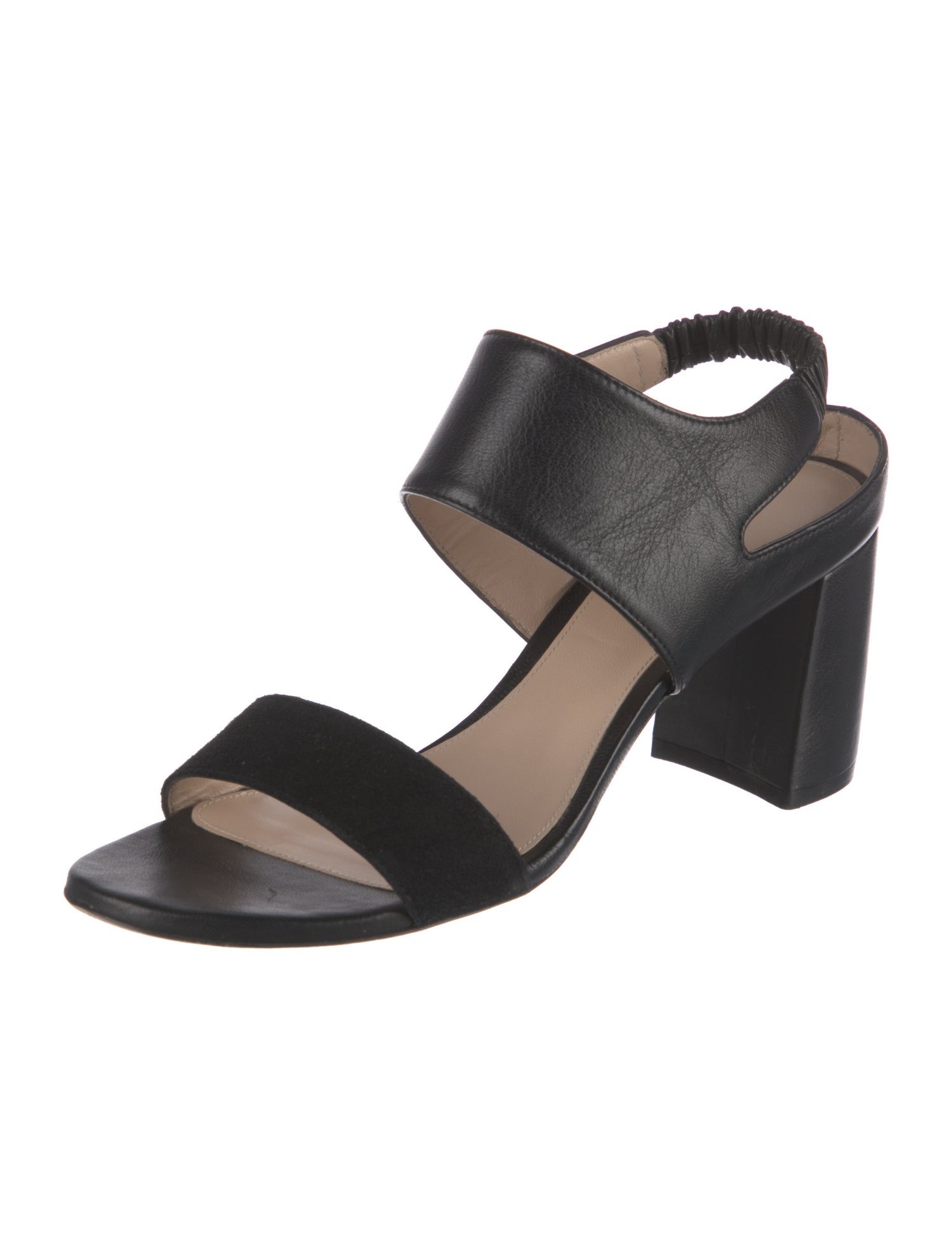 Stuart Weitzman Leather Slingback Sandals