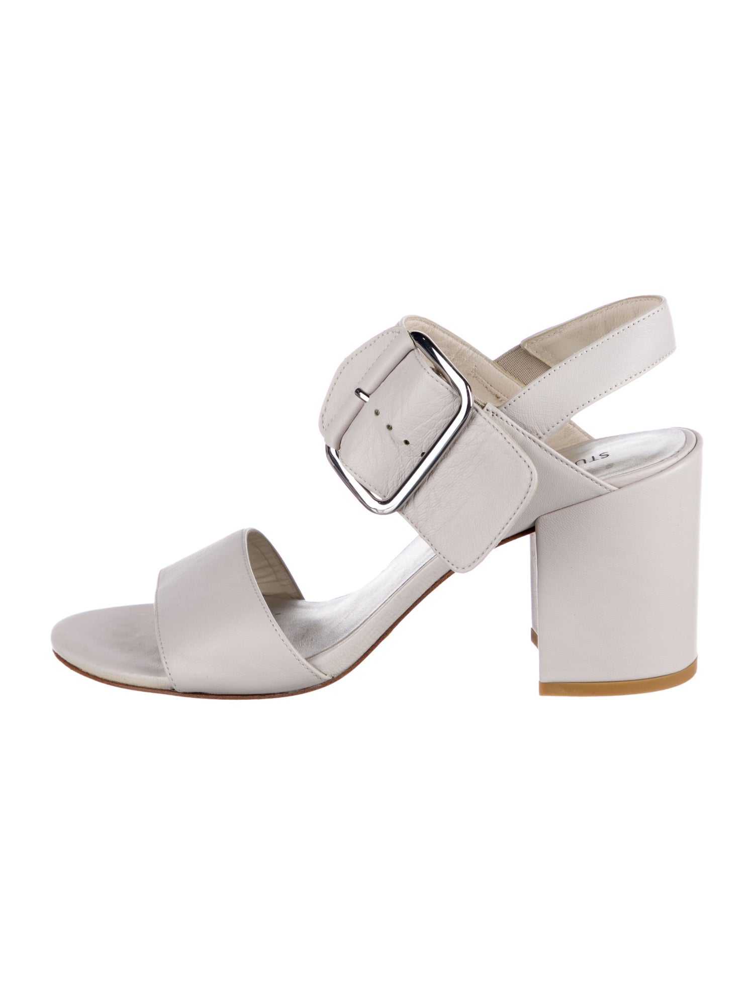 Stuart Weitzman Leather Slingback Sandals