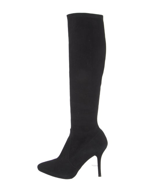 Stuart Weitzman Suede Sock Boots