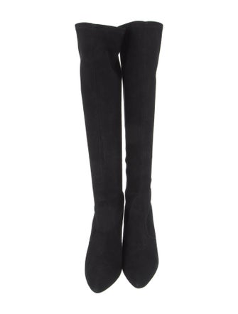 Stuart Weitzman Suede Sock Boots