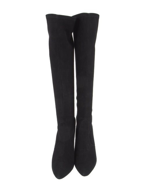 Stuart Weitzman Suede Sock Boots